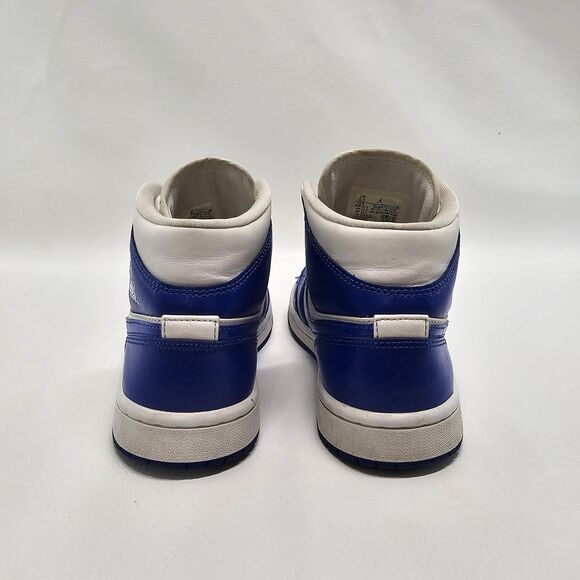 Nike Air Jordan 1 Mid “Kentucky Blue” – Youth 6.5Y (BQ6472-104) - Picture 6 of 8